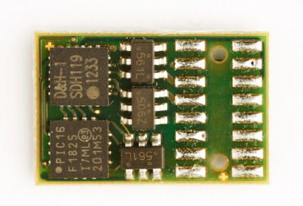 D&H DH16A, Lokdecoder Gen2, 1.5 A, SX1, SX2, DCC, MM, 6 Ausgänge, SUSI